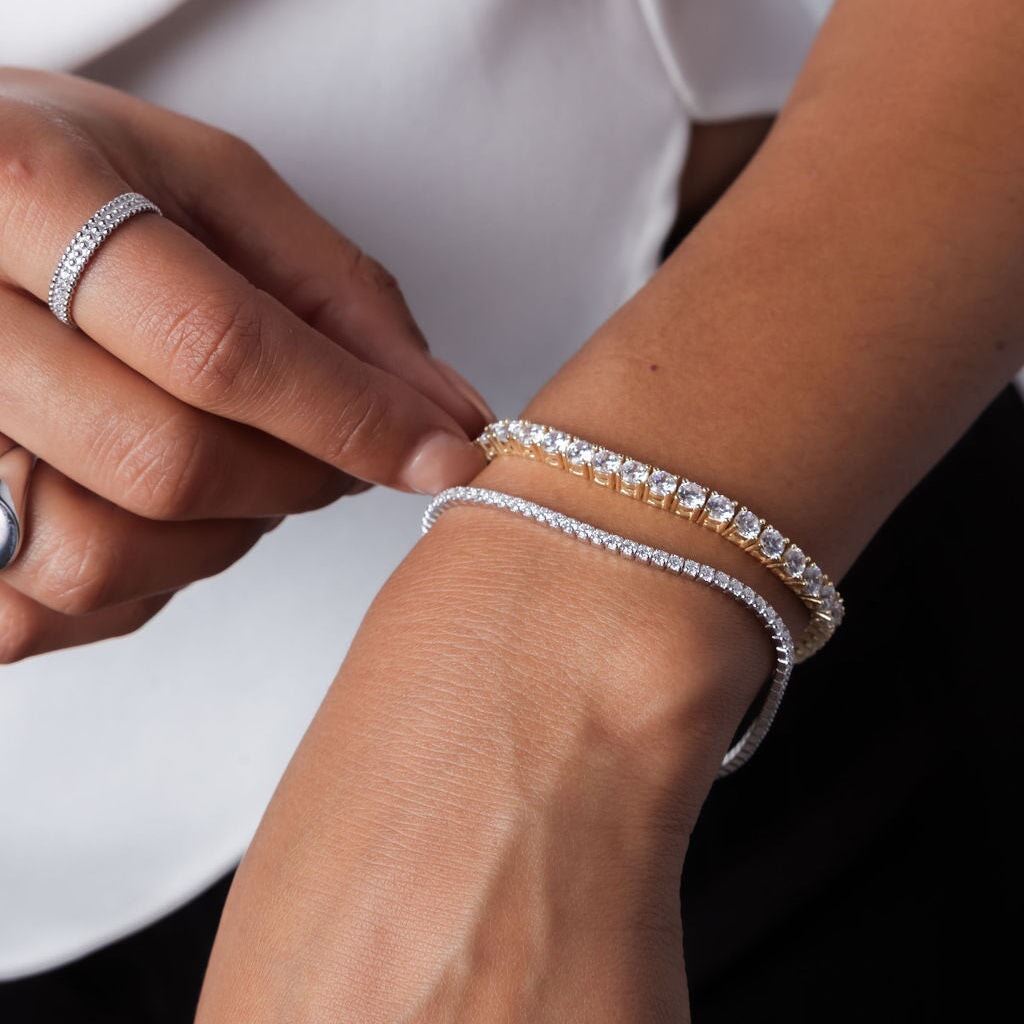 Mini Adjustable Tennis Bracelet