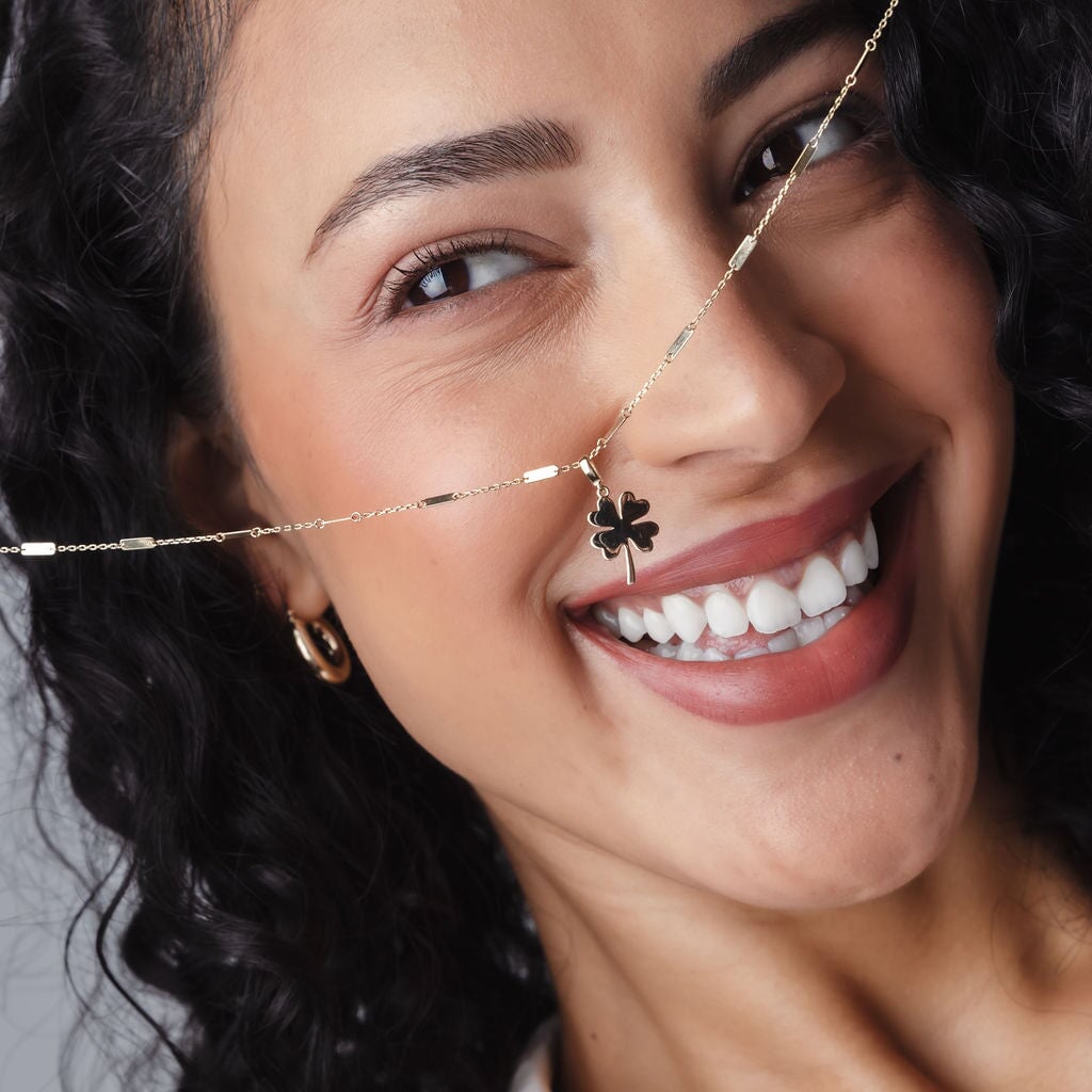 10K Shiny Multi Bar Necklace
