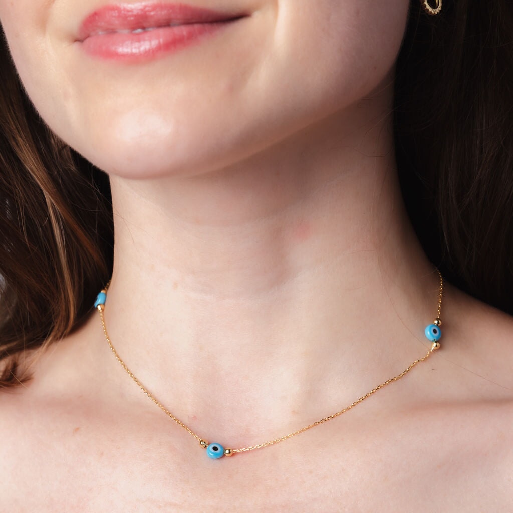 Satellite Evil Eye Necklace