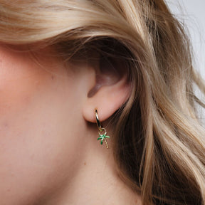 Palm Tree Hoop Single Charm