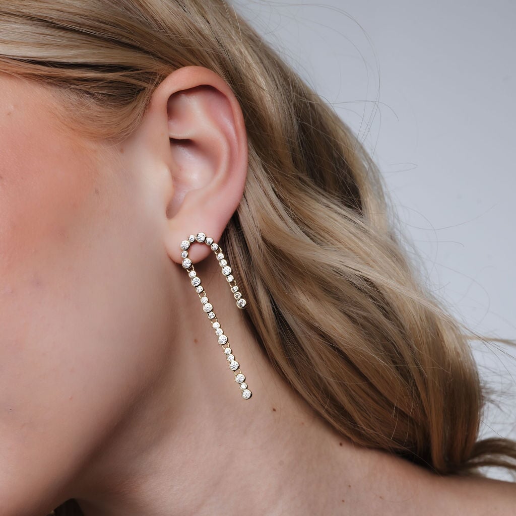 Tennis Drop Earrings