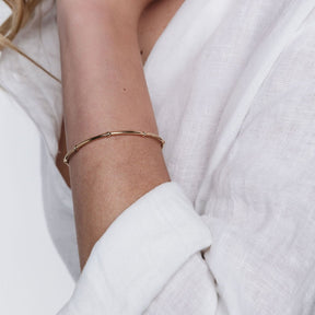 Gold filled Tube bracelet