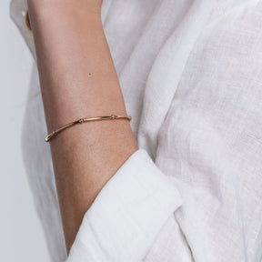 Gold filled Tube bracelet