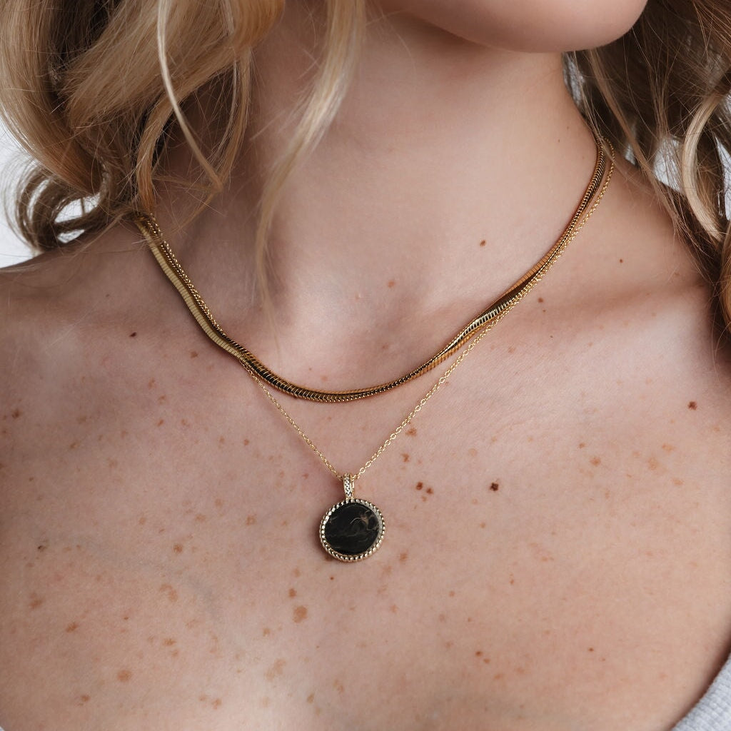 Engravable Medallion Necklace