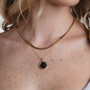Engravable Medallion Necklace