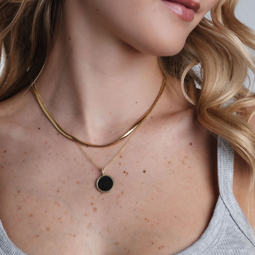 Engravable Medallion Necklace