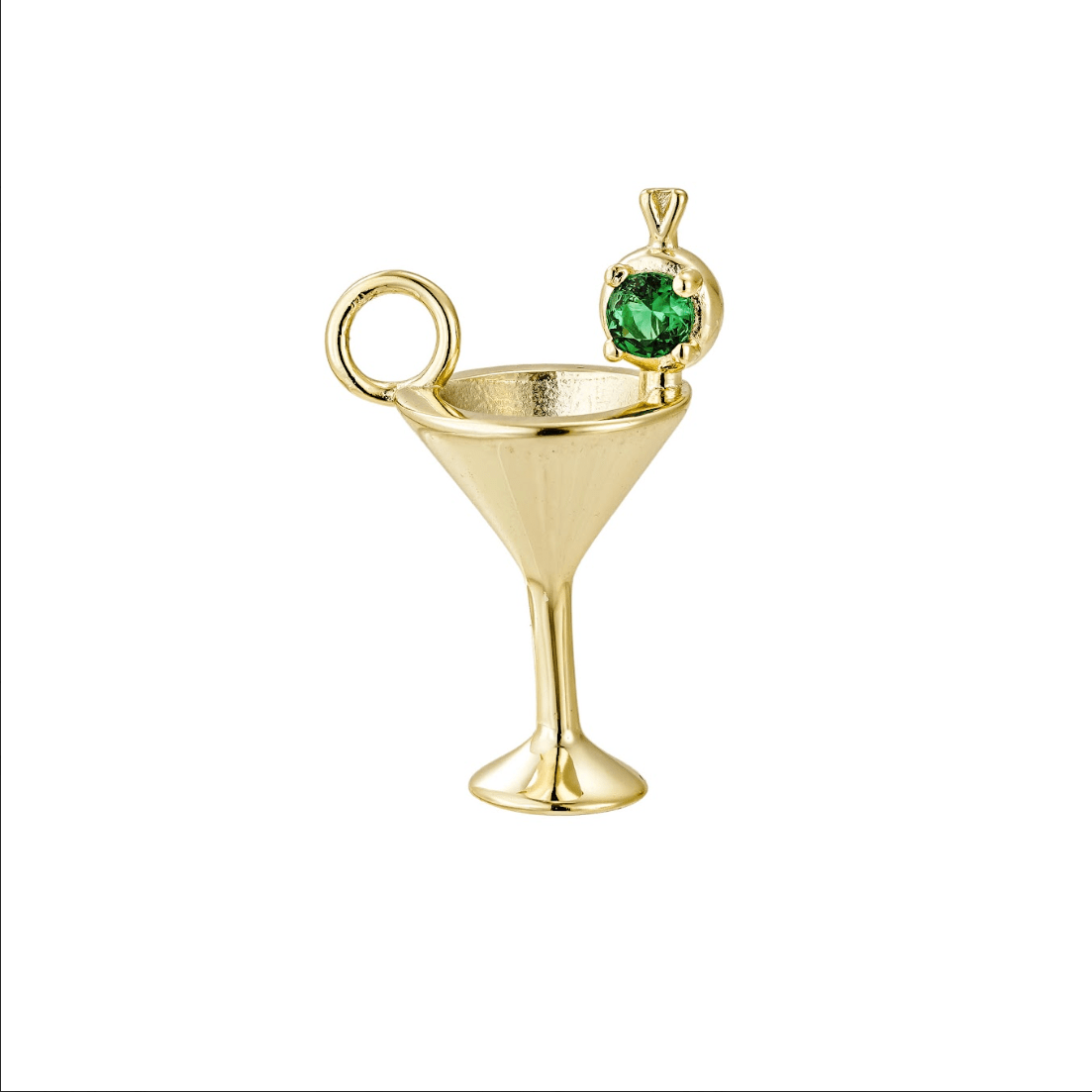 Martini Glass Charm