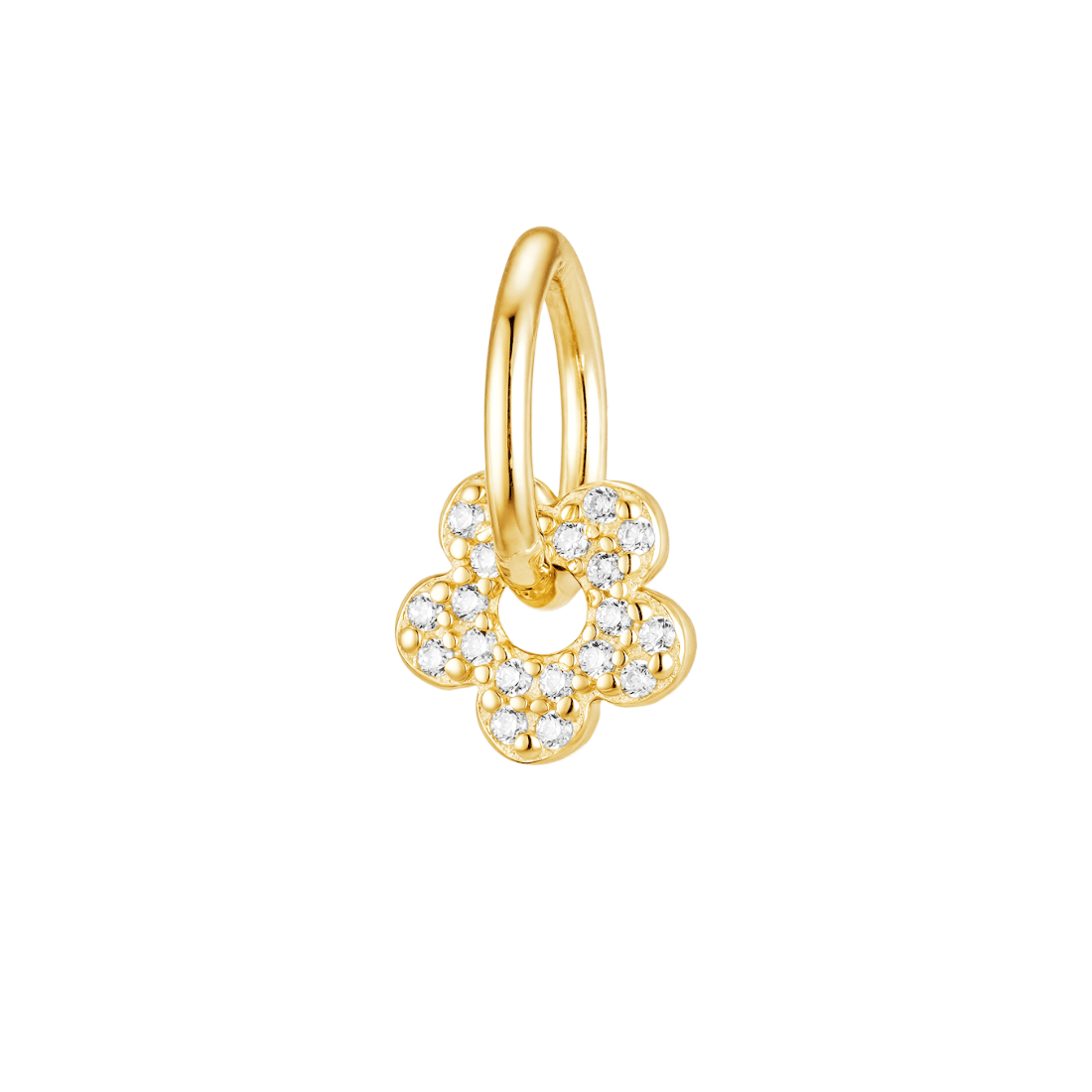 Pavé Flower Necklace