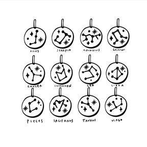 10K Constellations Charm
