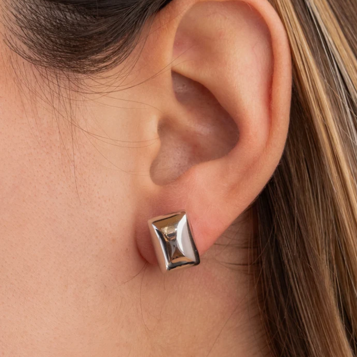 Bold Rectangle Studs