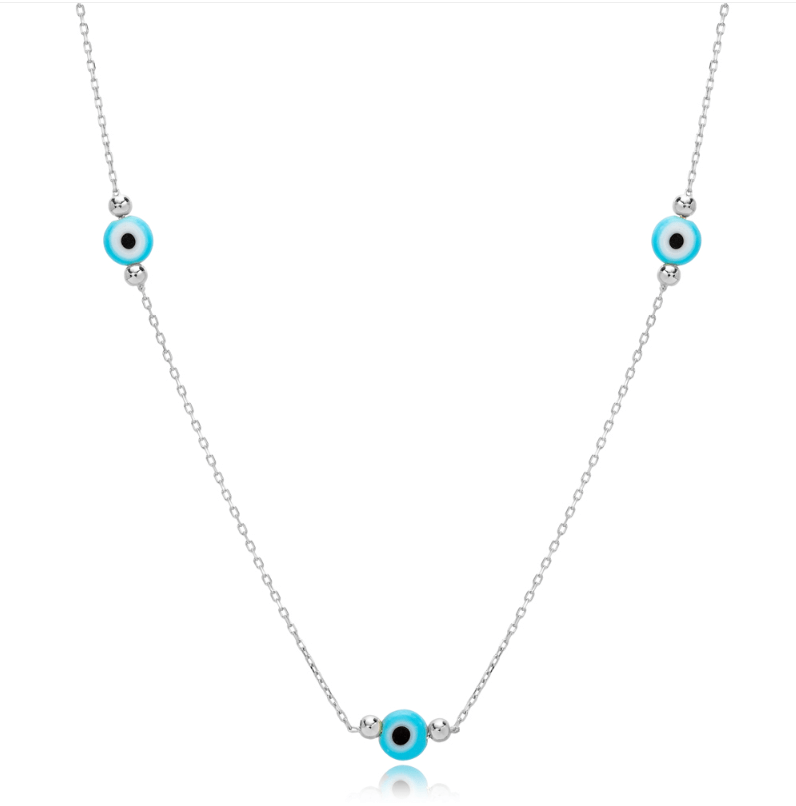 Satellite Evil Eye Necklace