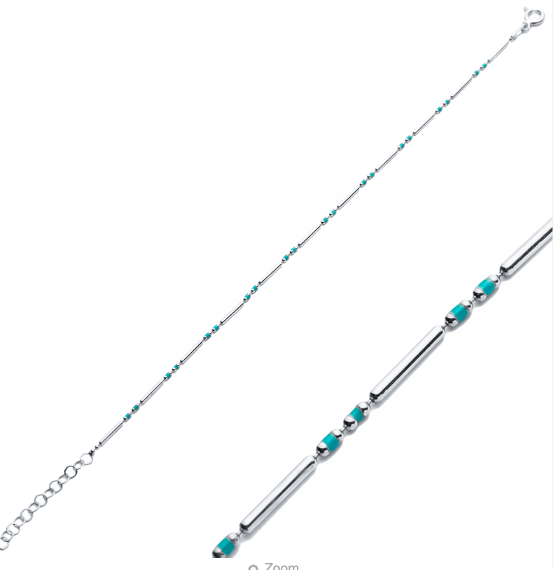 Turquoise Enamel Bracelet
