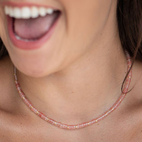 Spencer Rose Quartz Necklace