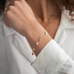 10k Gold Lyla Paperclip Bracelet