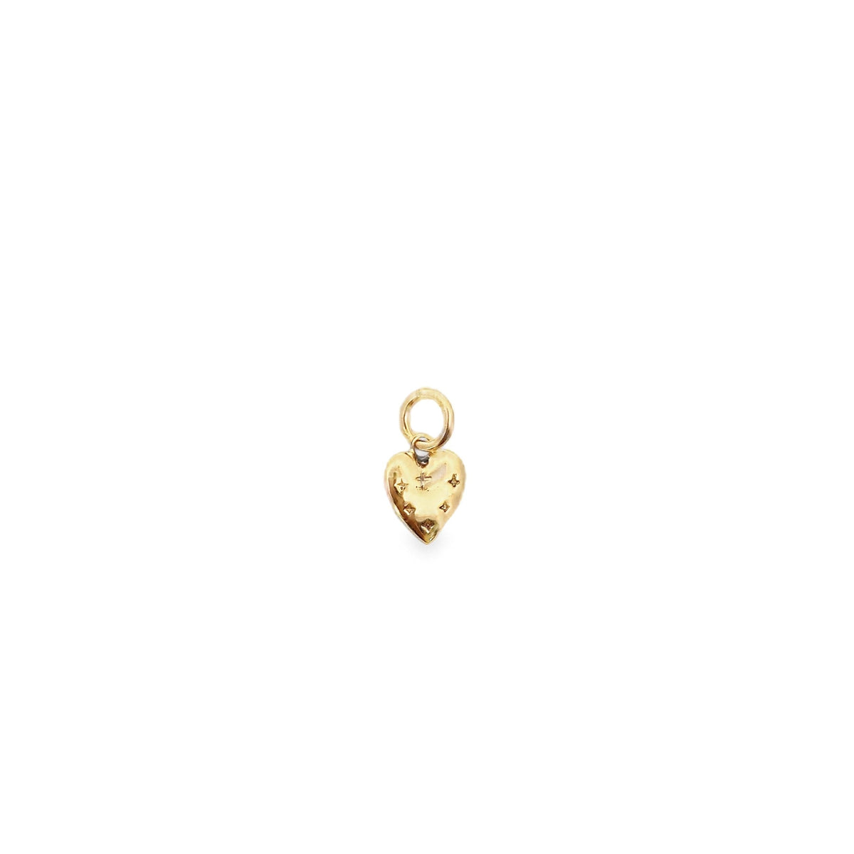 14K Gold Heart Charm