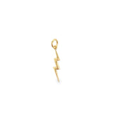 14k Gold Lightning Bolt Charm