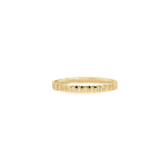 14K Gold Fluted Ring