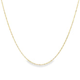 14K Gold Twisted Curb Chain