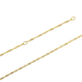 14K Gold Twisted Curb Chain