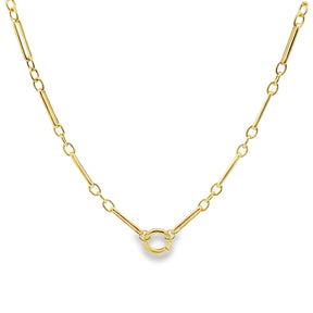 Mixed Link Chain with Charm Enhancer