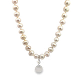 Classic Pearl Necklace Personalized