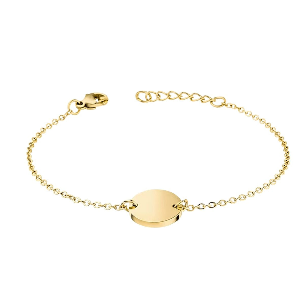 Engravable Disc Bracelet