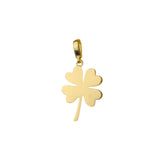 10k Lucky Four Leaf Clover Charm