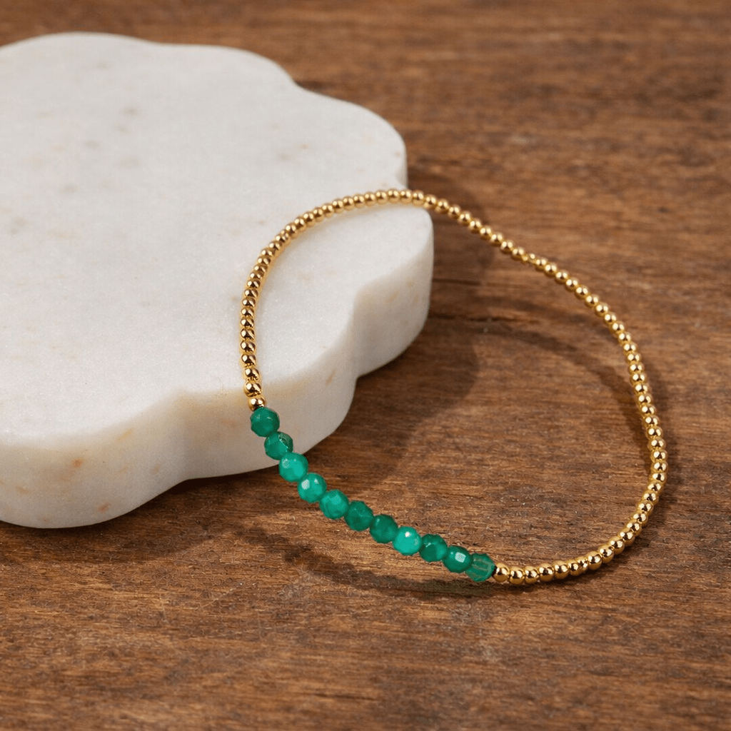 Emerald Section Bracelet
