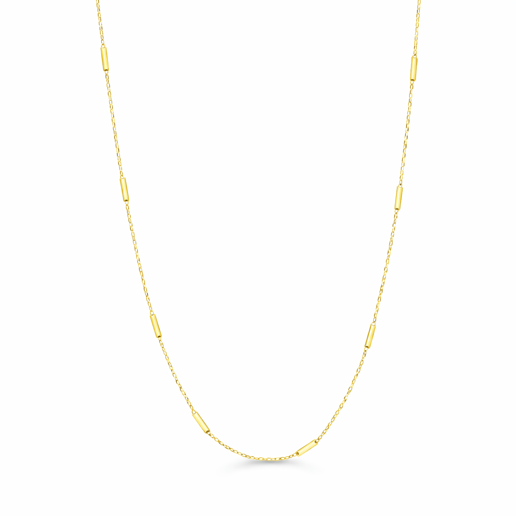 10K Shiny Multi Bar Necklace