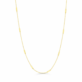 10K Shiny Multi Bar Necklace