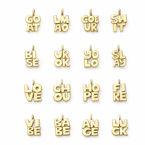 10K Four Letter Words Charm