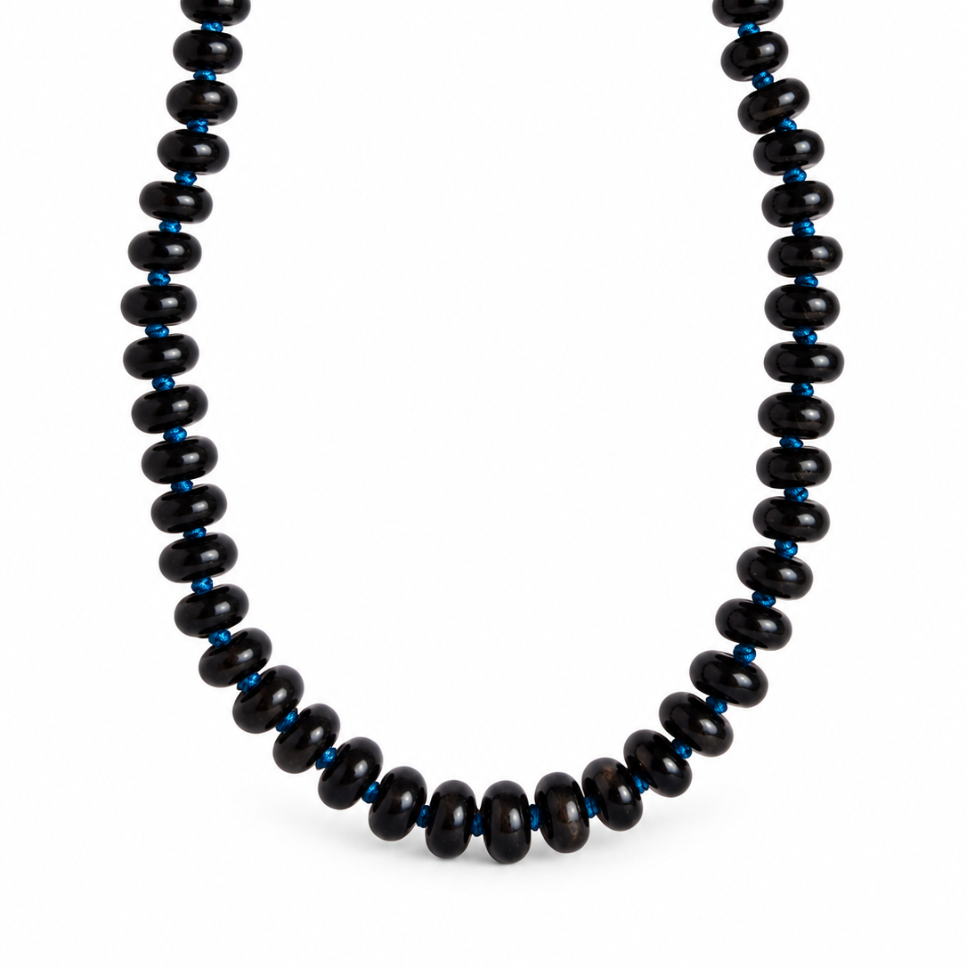 Black Miranda Beaded Necklace