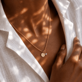 Taylor Personalized Birthstone Necklace