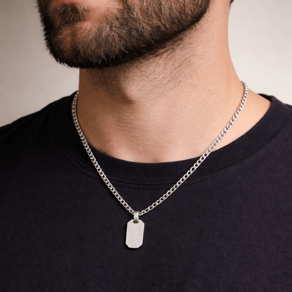 Spanger Dog Tag Necklace