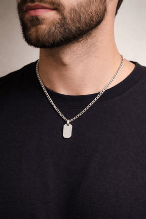 Spanger Dog Tag Necklace