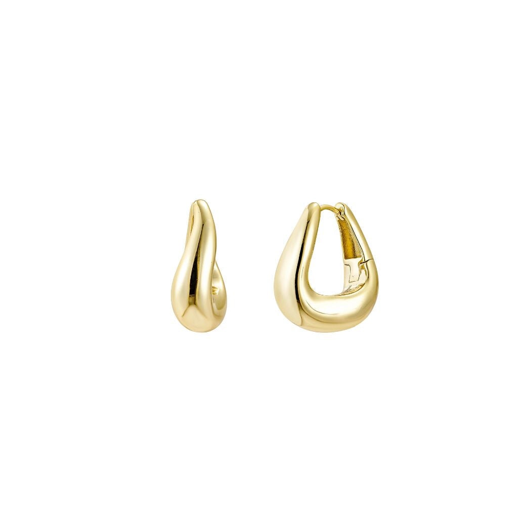 chunky gold hoops