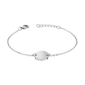 Engravable Disc Bracelet