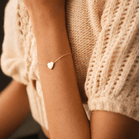 Ava Delicate Heart Bracelet