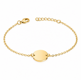 Engravable Disc Bracelet