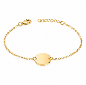 Engravable Disc Bracelet