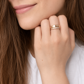Classic Sparkle Band Ring