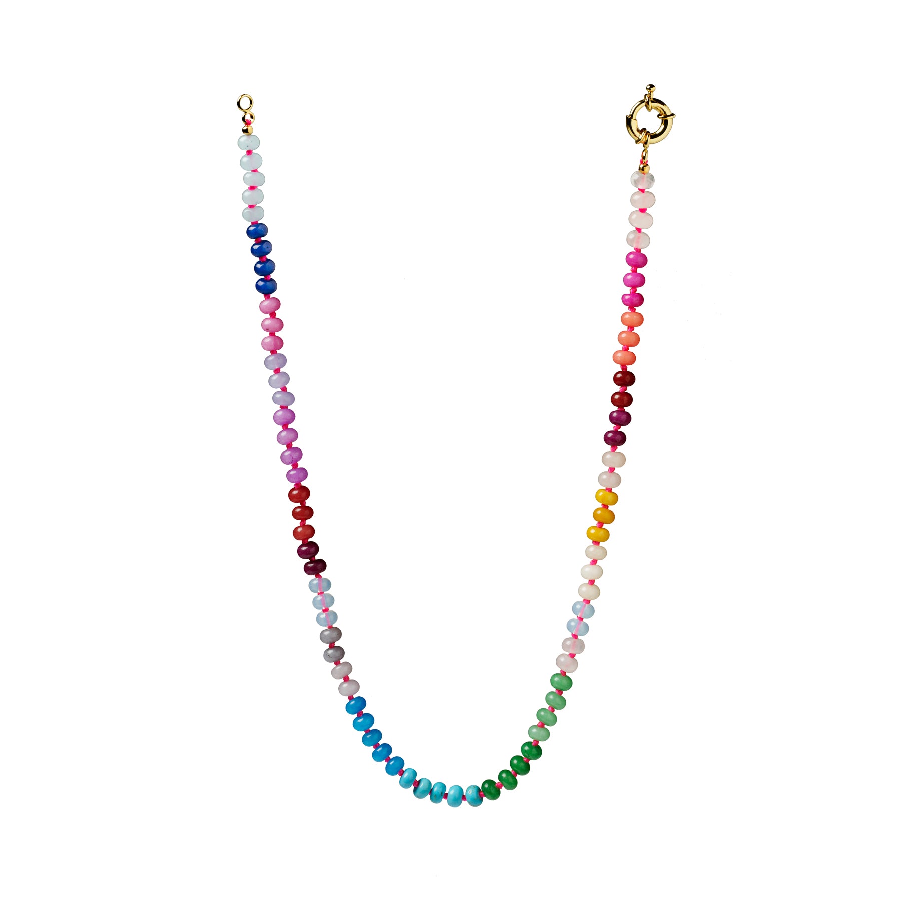 Rainbow Miranda Beaded Necklace
