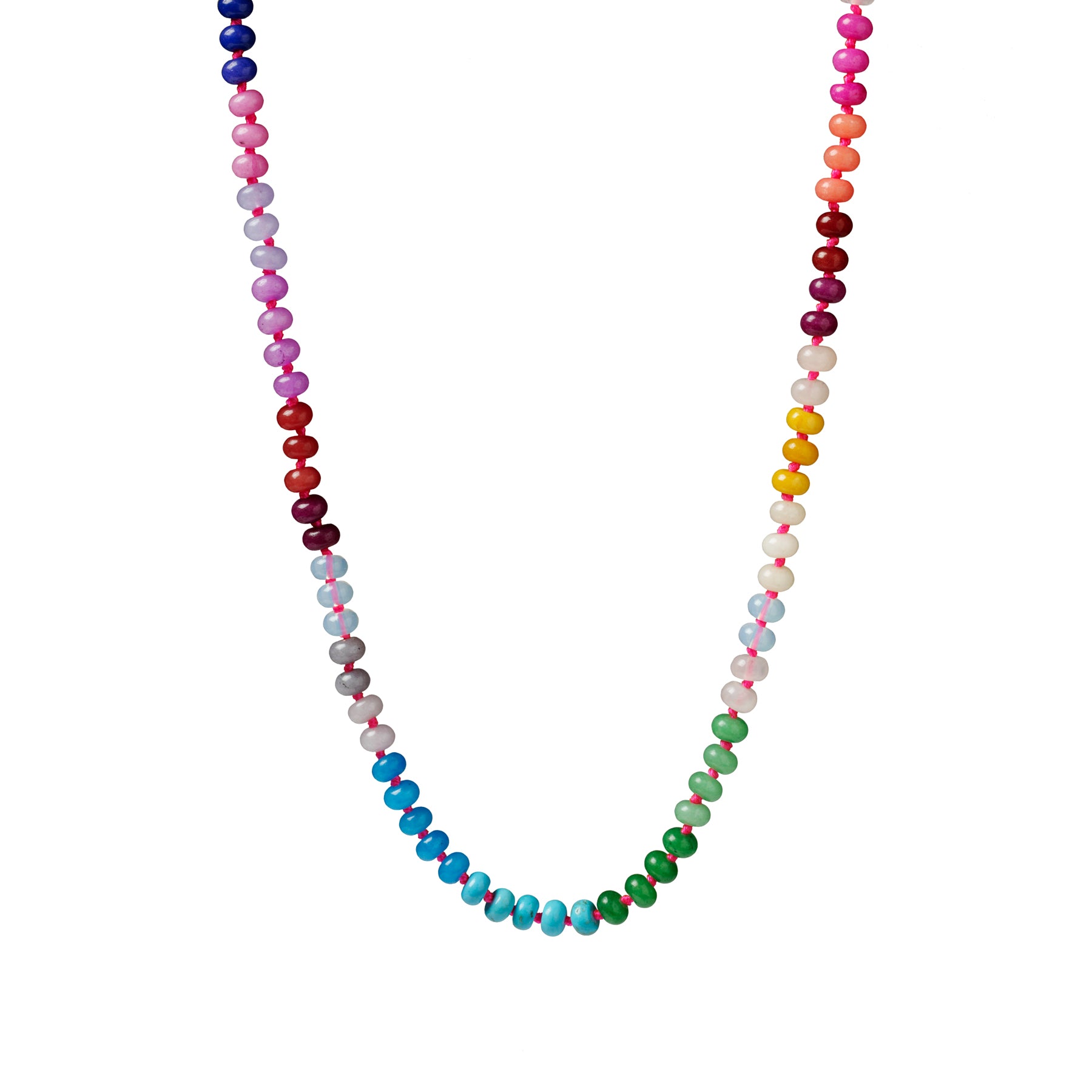 Rainbow Miranda Beaded Necklace