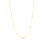 10K Shiny Multi Bar Necklace