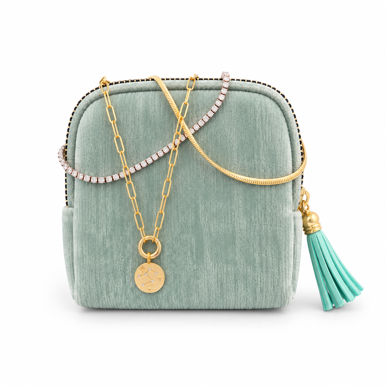 Velvet Jewelry Travel Case