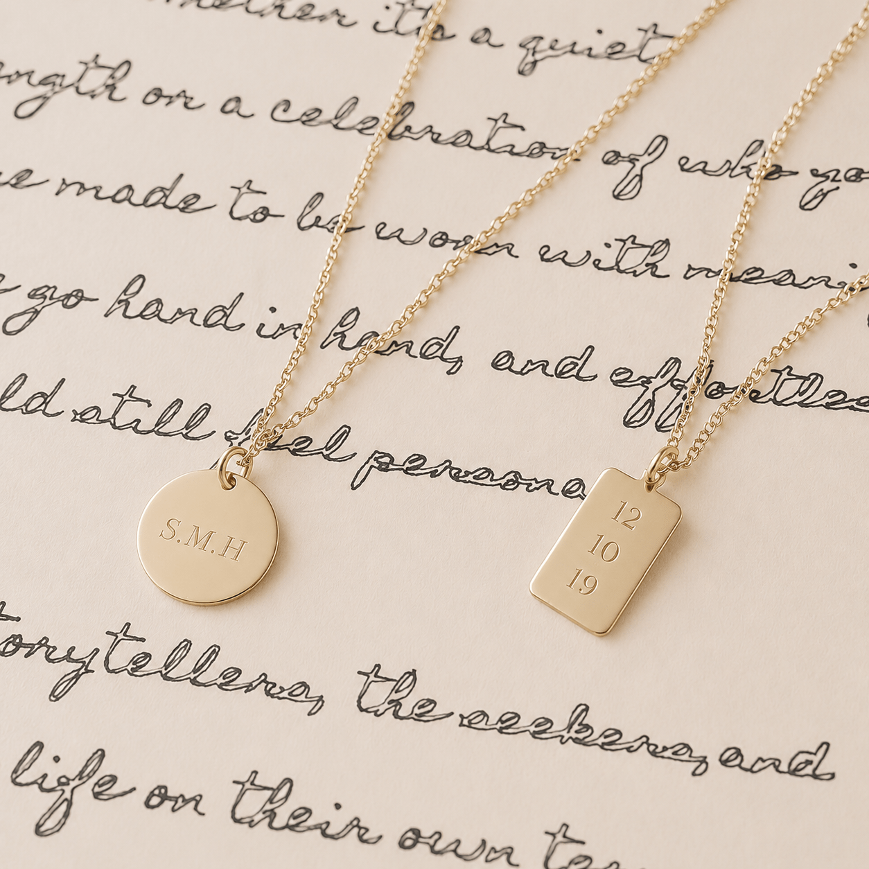 Tay Monogram Necklace