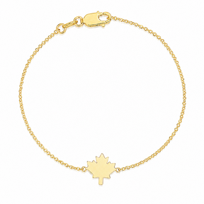 Custom Maple Leaf Bracelet