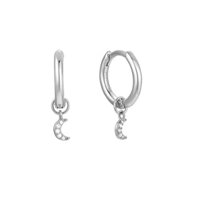 Taylor Single Tiny Hoop with Charm