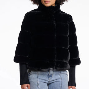Feline Faux Fur Jacket