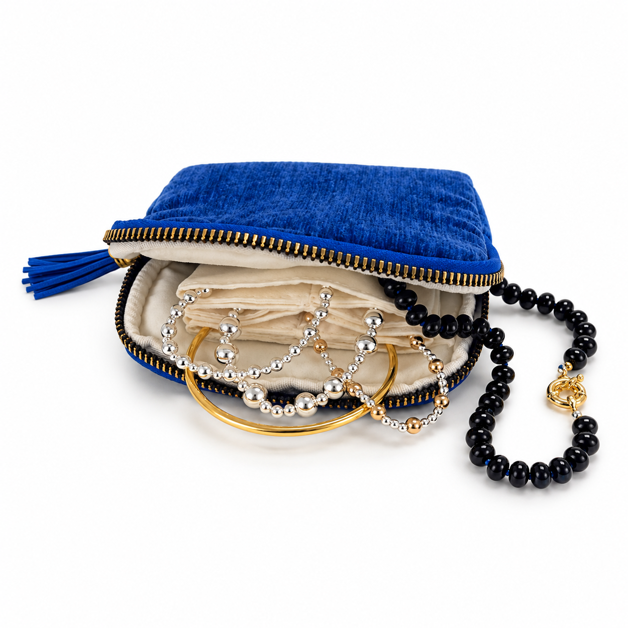 Velvet Jewelry Travel Case